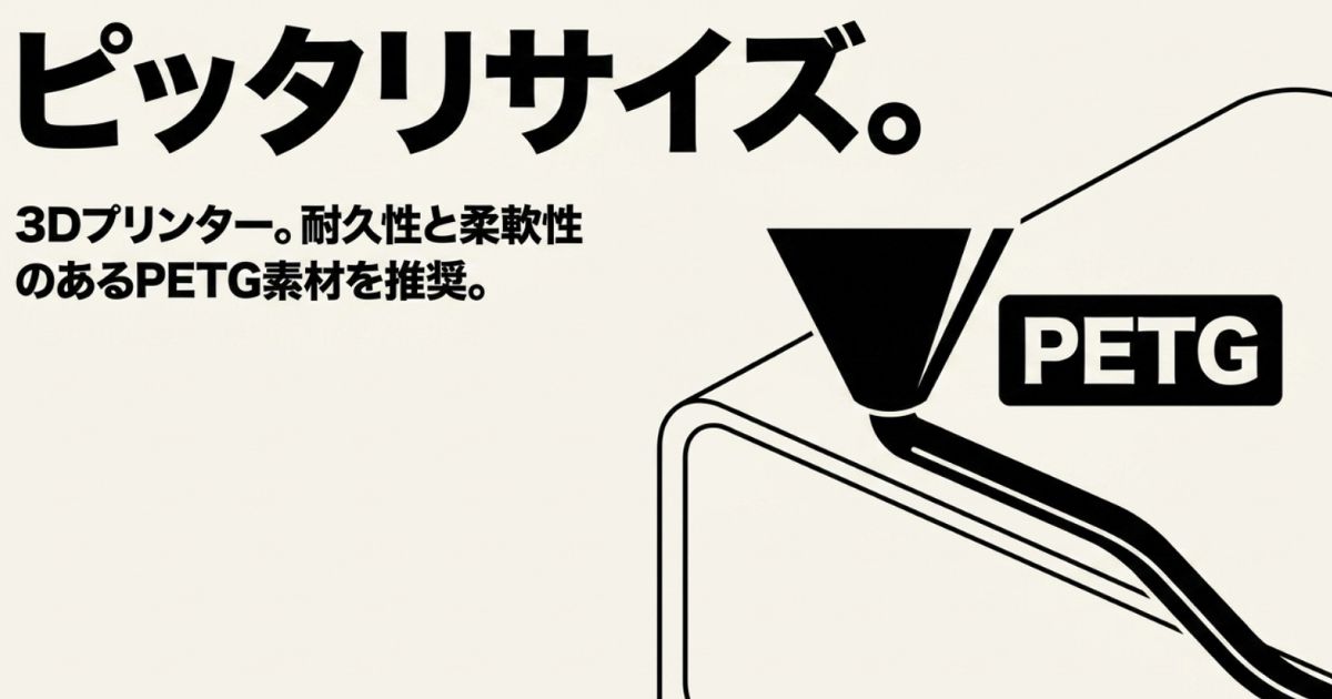 3Dプリンターによる解決策。機材の寸法に完璧に適合する専用品を、耐久性の高い樹脂と高い充填率で成形することを示す図。
