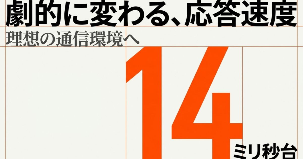 ゲーミングプラスで実現する14ミリ秒台の応答速度と理想の通信環境